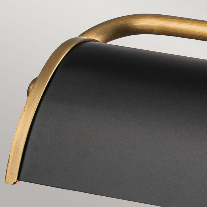 Elstead WINCHFIELD-PLM-AB-MB Winchfield 2 Light Medium Picture Light Aged Brass & Matte Black