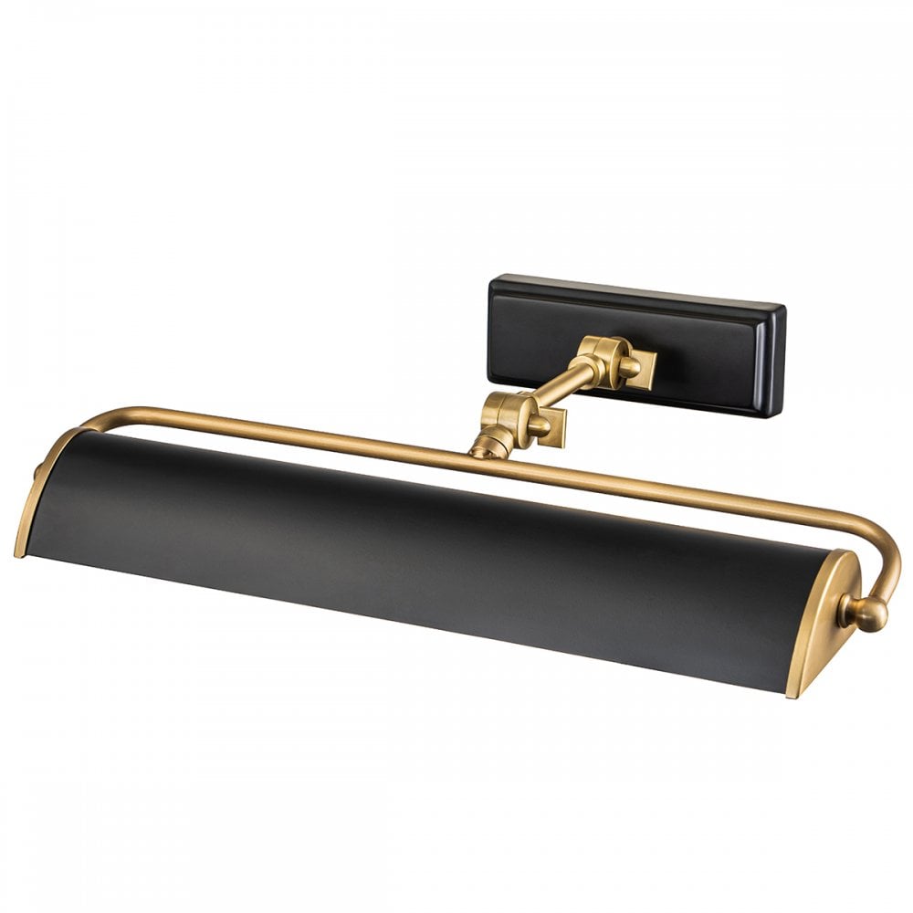 Elstead WINCHFIELD-PLM-AB-MB Winchfield 2 Light Medium Picture Light Aged Brass & Matte Black