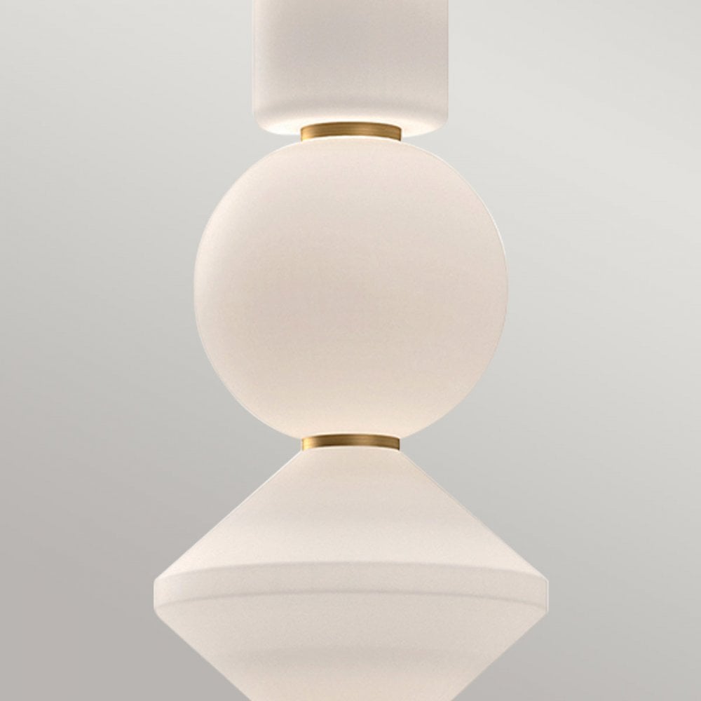 Alora Mood ALM-BIJOU-P3-GD Bijou LED Pendant Aged Gold
