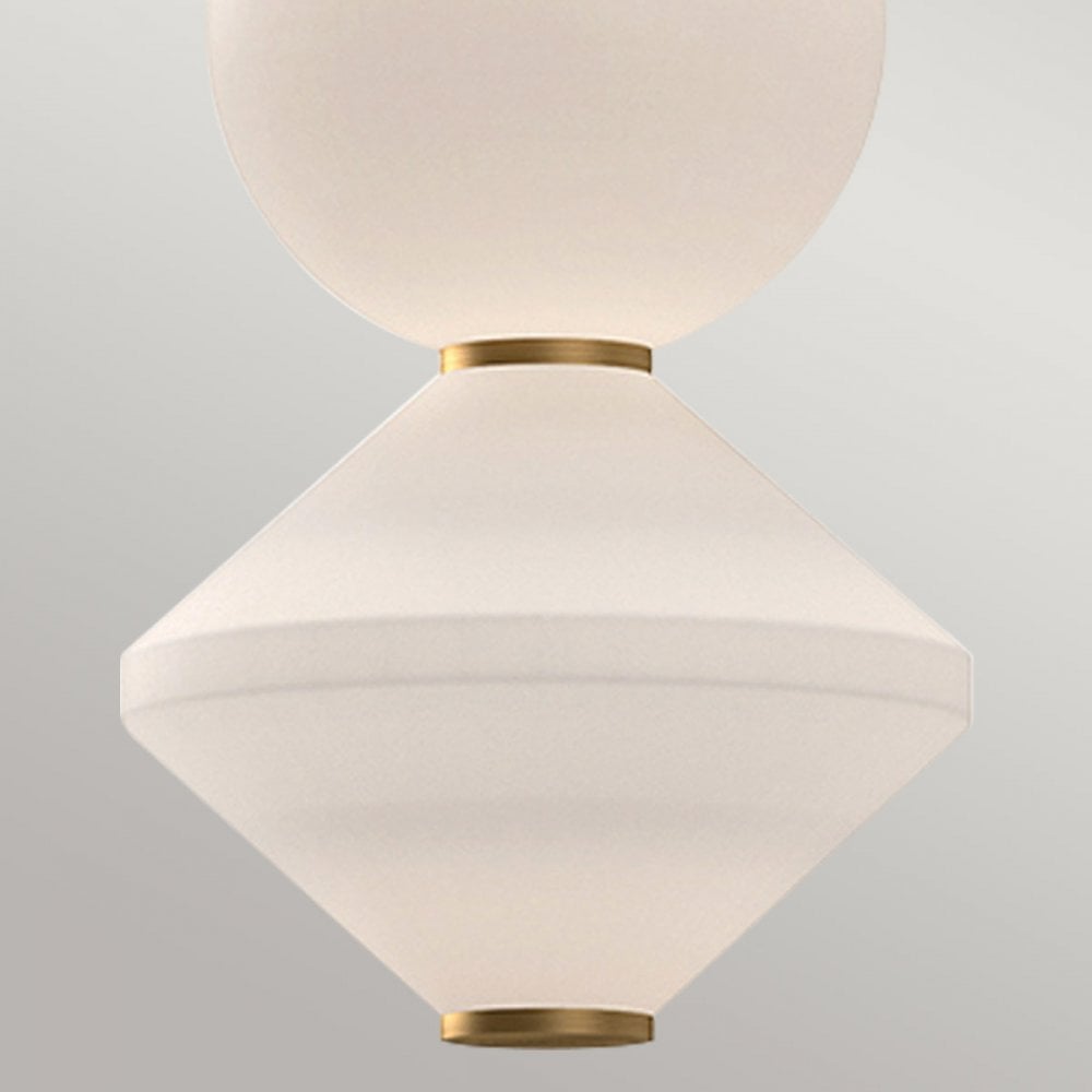Alora Mood ALM-BIJOU-P3-GD Bijou LED Pendant Aged Gold