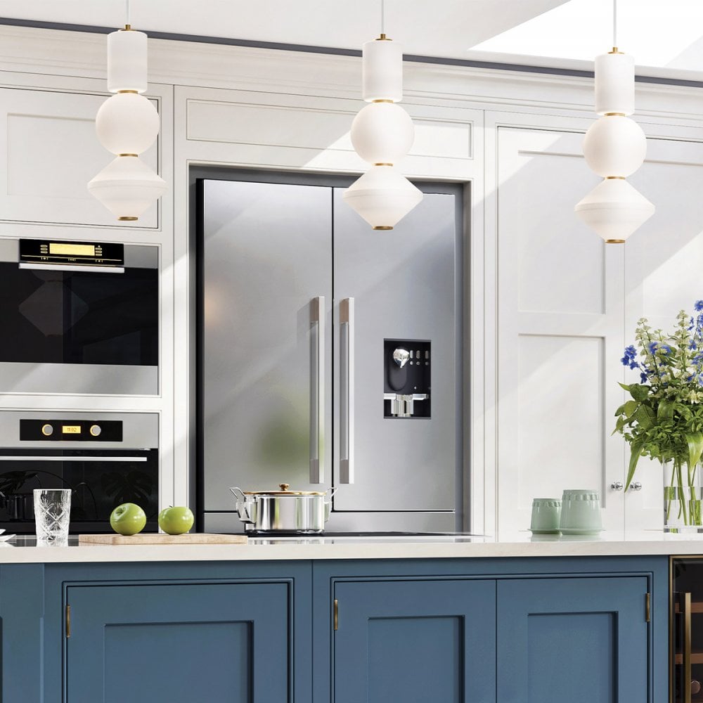 Alora Mood ALM-BIJOU-P3-GD Bijou LED Pendant Aged Gold