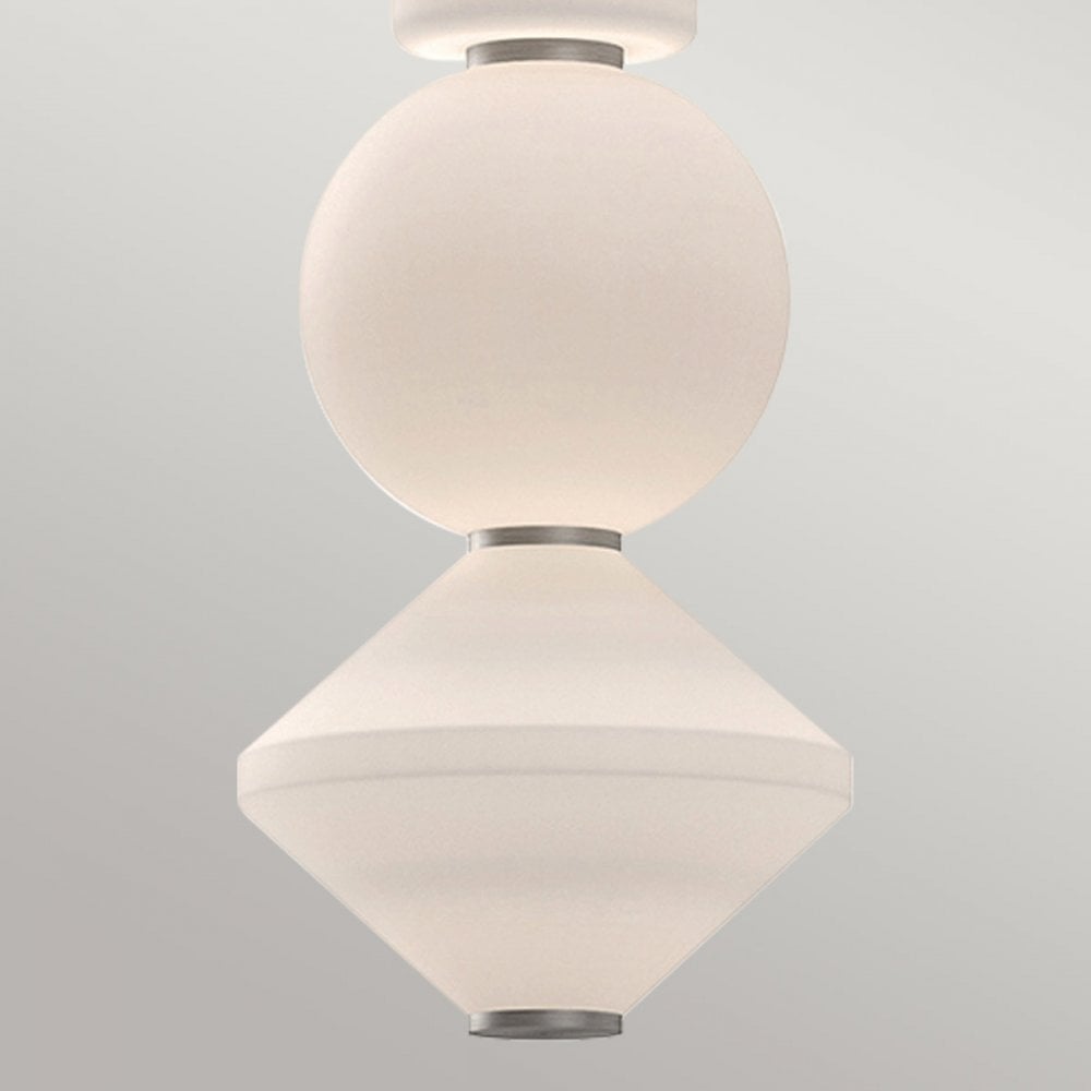 Alora Mood ALM-BIJOU-P3-PN Bijou LED Pendant Brushed Nickel