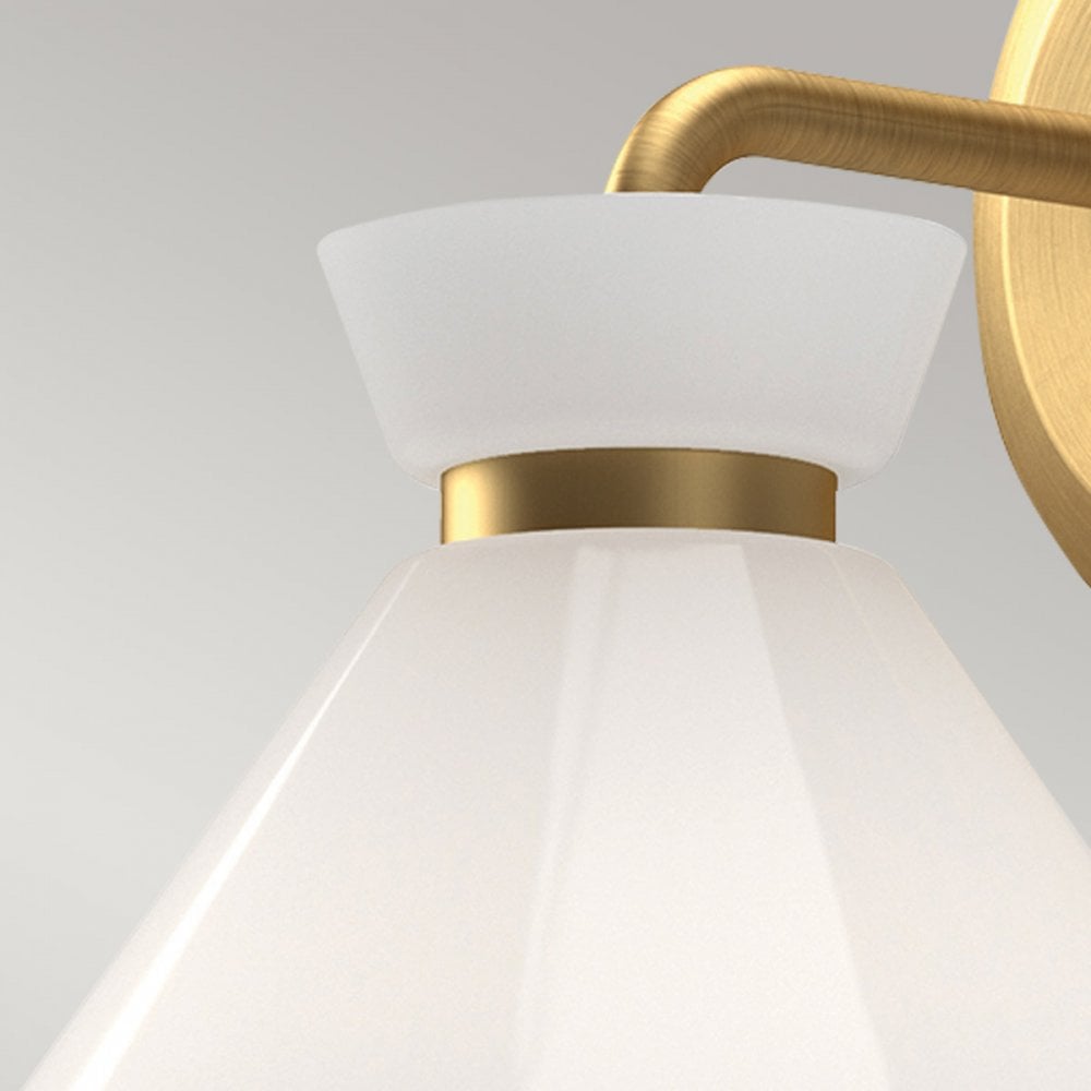 Alora Mood ALM-HALSTON-1WB-GD Halston 1 Light Wall Light Brushed Gold
