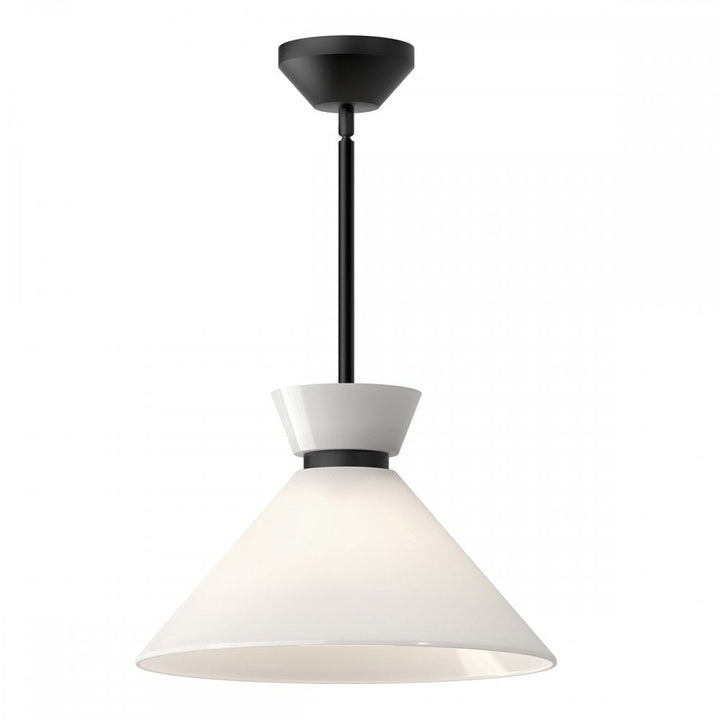 Alora Mood ALM-HALSTON-P-M-BK Halston 1 Light Pendant Matte Black