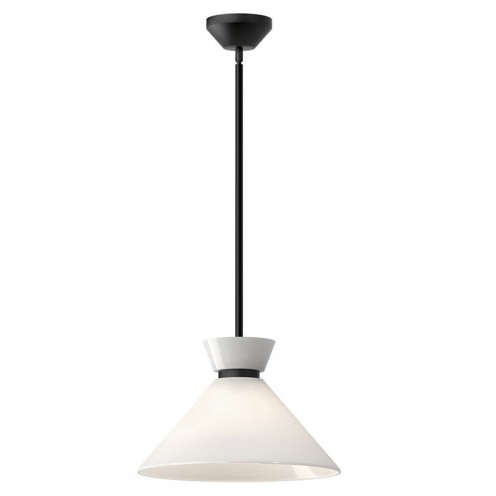 Alora Mood ALM-HALSTON-P-M-BK Halston 1 Light Pendant Matte Black