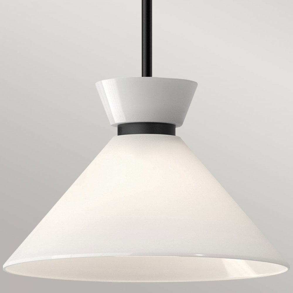 Alora Mood ALM-HALSTON-P-M-BK Halston 1 Light Pendant Matte Black
