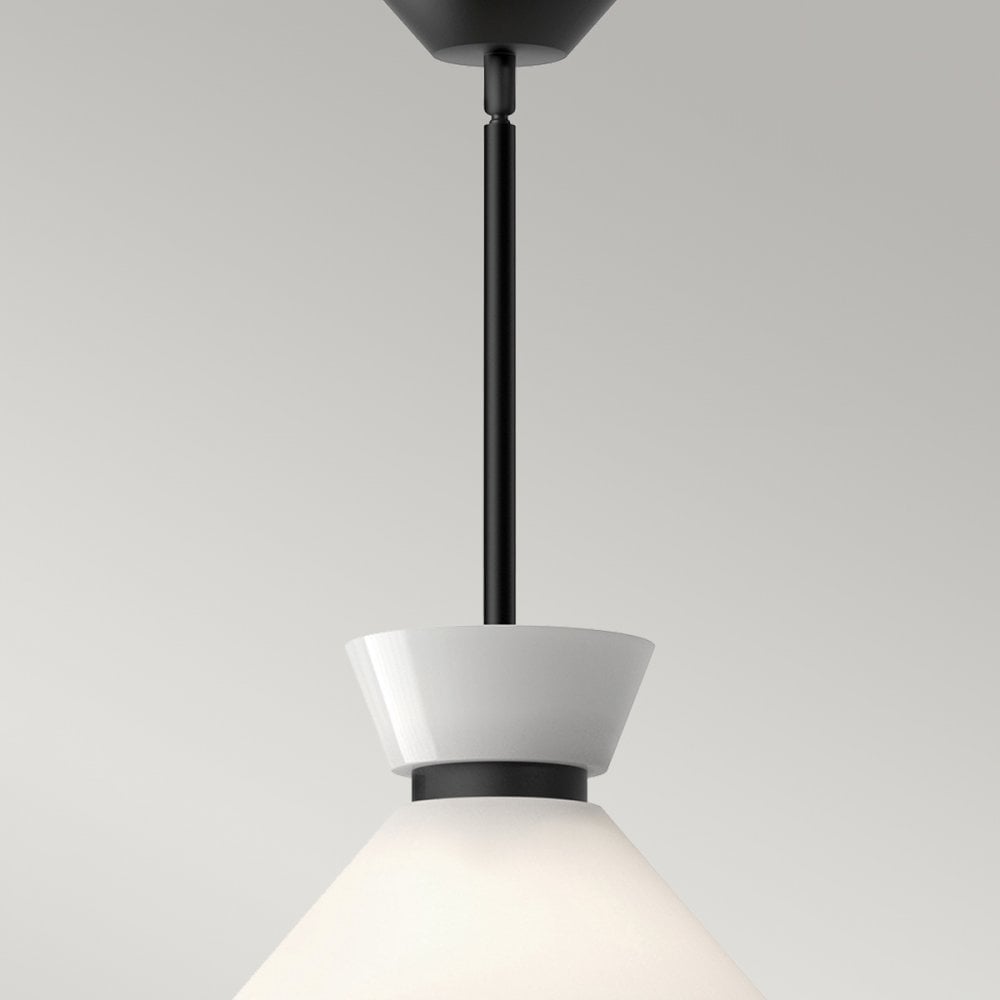 Alora Mood ALM-HALSTON-P-M-BK Halston 1 Light Pendant Matte Black
