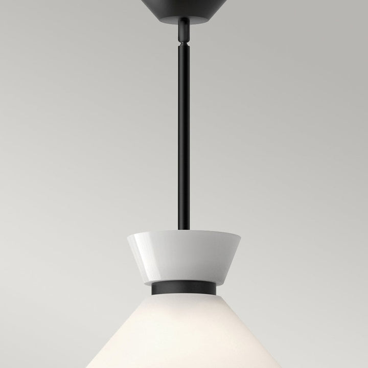 Alora Mood ALM-HALSTON-P-M-BK Halston 1 Light Pendant Matte Black