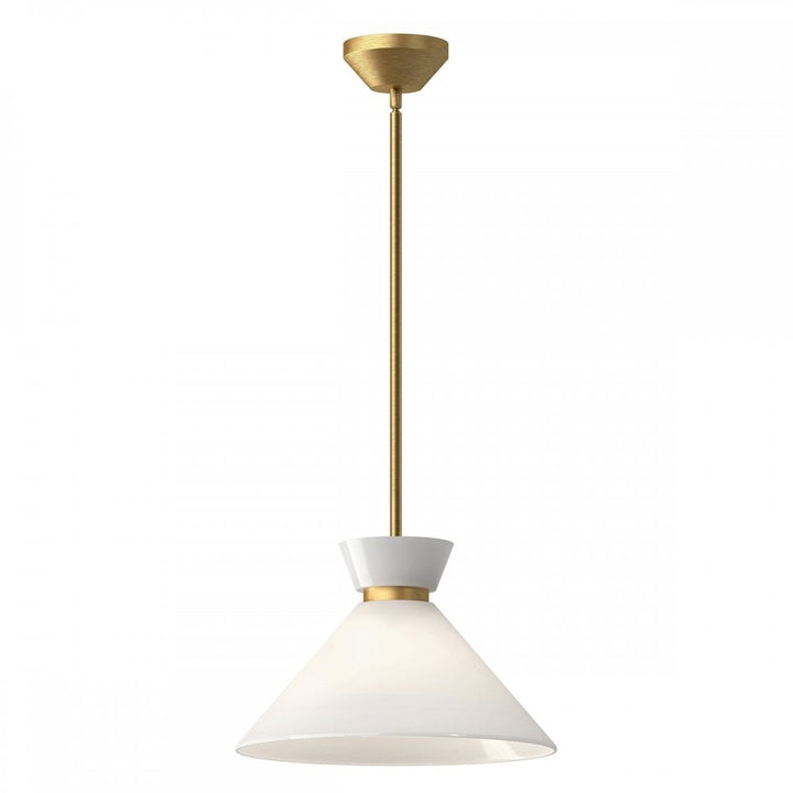 Alora Mood ALM-HALSTON-P-M-GD Halston 1 Light Pendant Brushed Gold