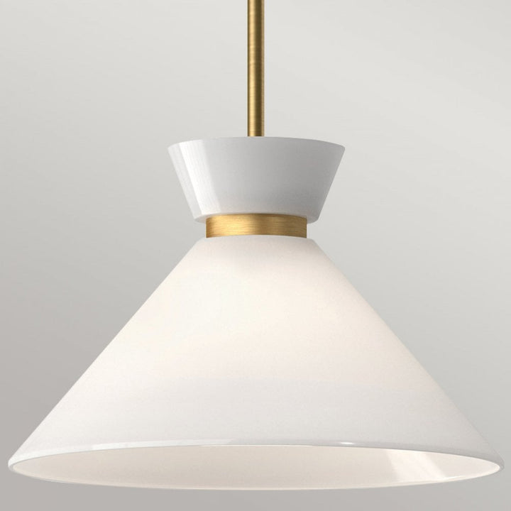 Alora Mood ALM-HALSTON-P-M-GD Halston 1 Light Pendant Brushed Gold