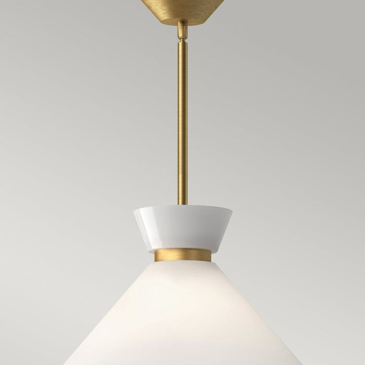 Alora Mood ALM-HALSTON-P-M-GD Halston 1 Light Pendant Brushed Gold