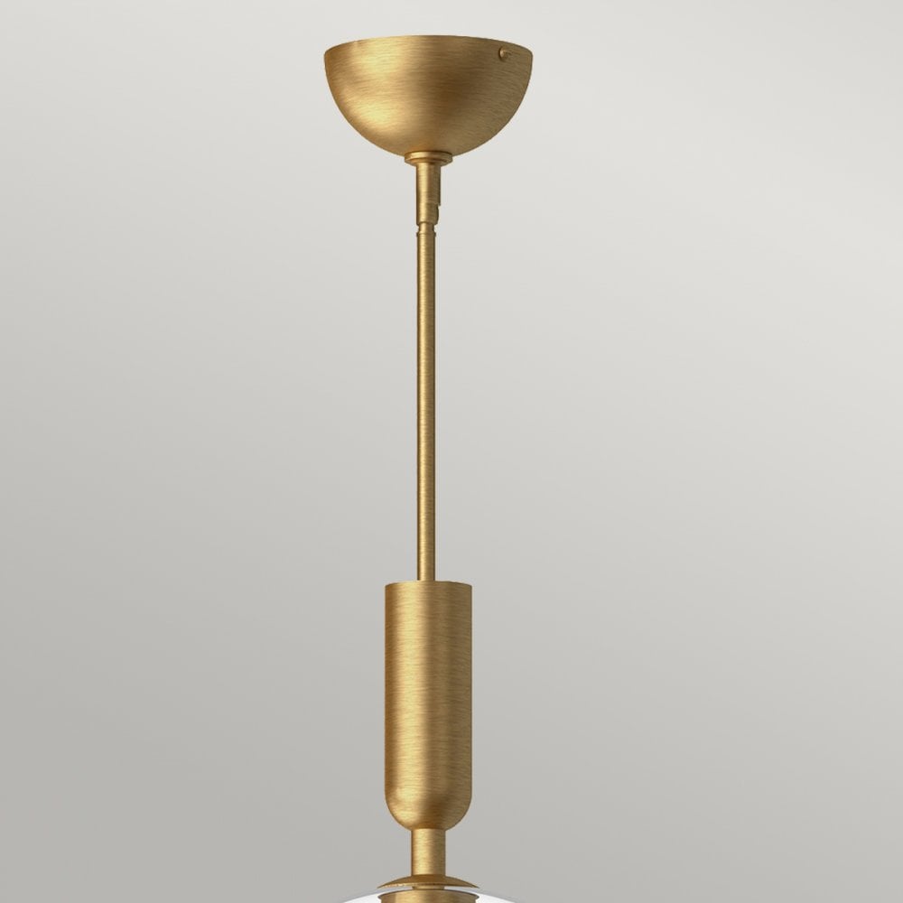 Alora Mood ALM-JUDE-P-GD-CL Jude 1 Light Pendant Brushed Gold