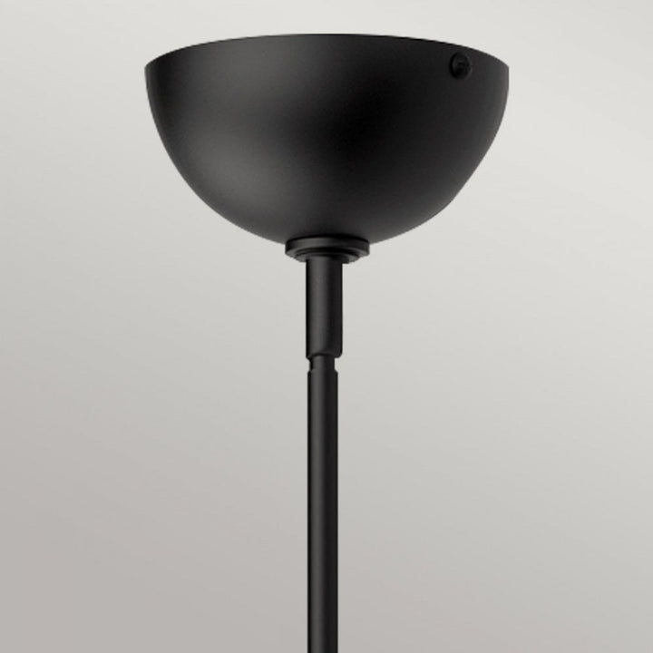 Alora Mood ALM-JUDE-P-MB-CL Jude 1 Light Pendant Matte Black