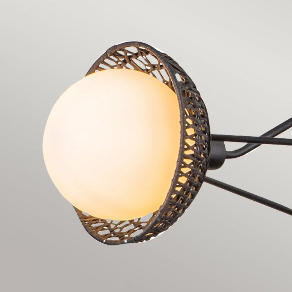 Alora Mood ALM-PERTH3-BK Perth 3 Light Chandelier Matte Black