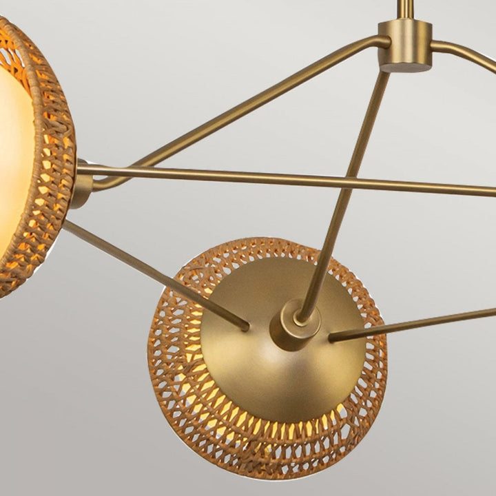 Alora Mood ALM-PERTH3-GD Perth 3 Light Chandelier Brushed Gold