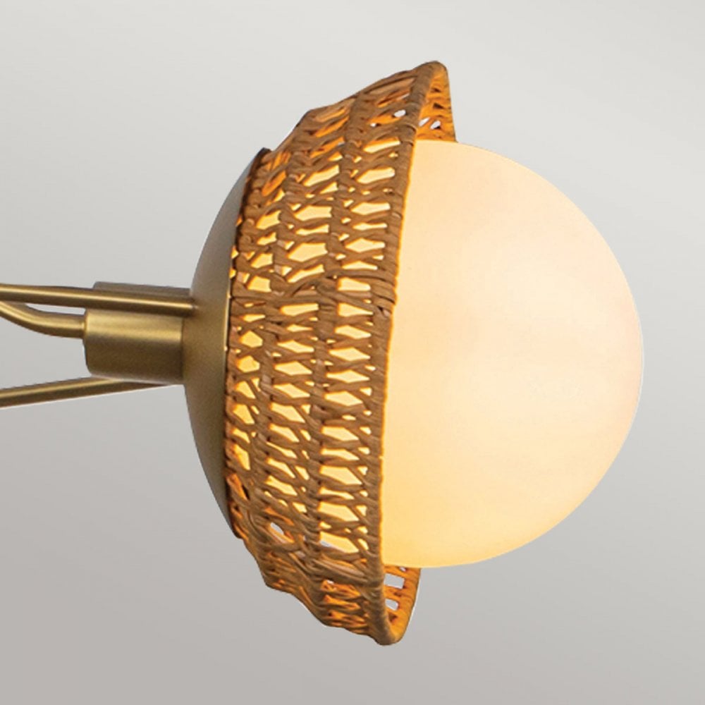 Alora Mood ALM-PERTH3-GD Perth 3 Light Chandelier Brushed Gold