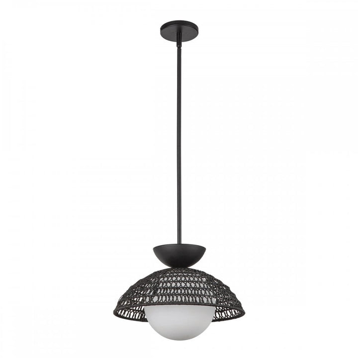 Alora Mood ALM-PERTH-P-BK Perth 1 Light Pendant Matte Black