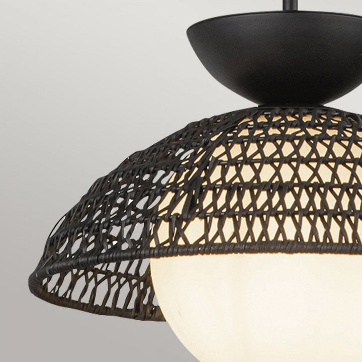 Alora Mood ALM-PERTH-P-BK Perth 1 Light Pendant Matte Black
