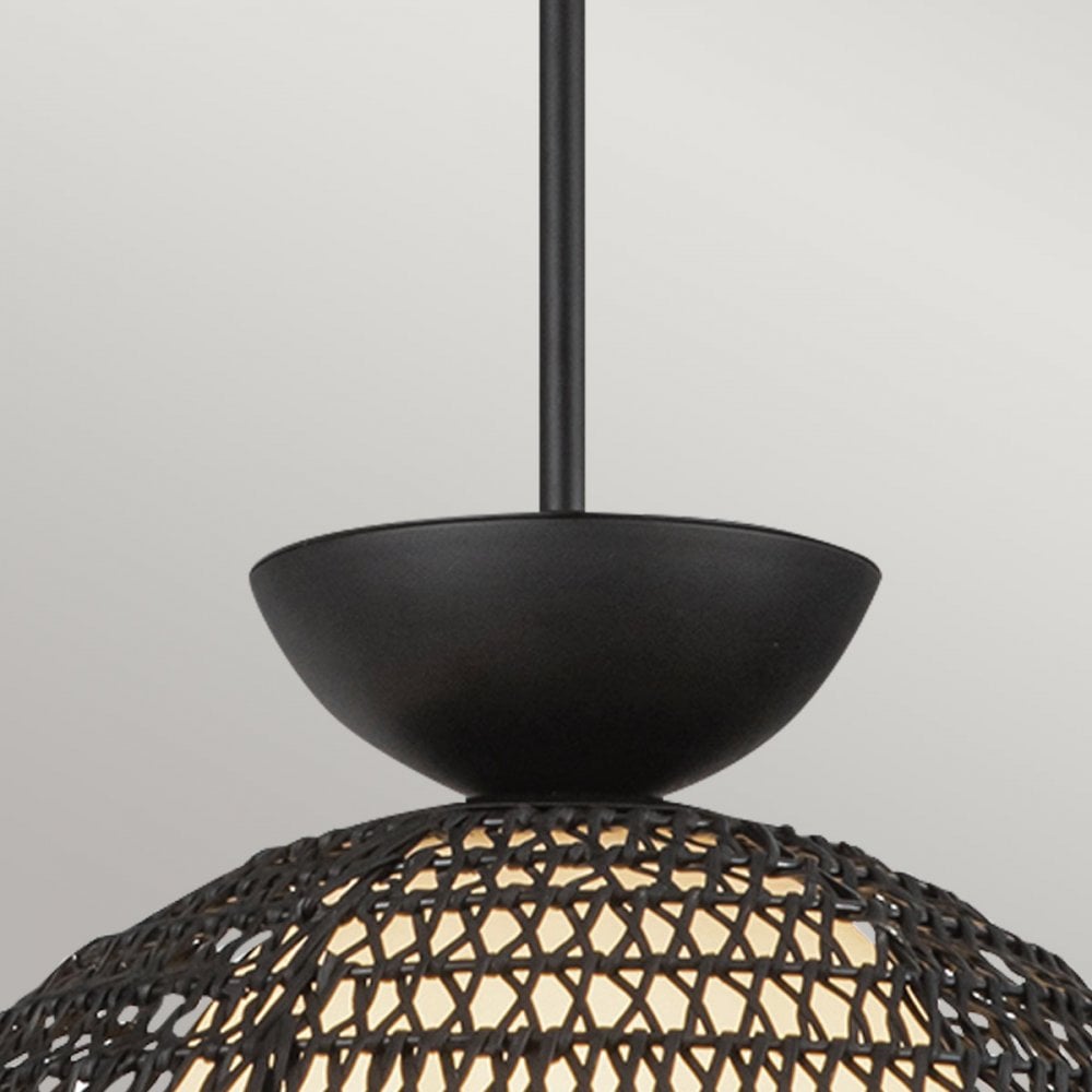 Alora Mood ALM-PERTH-P-BK Perth 1 Light Pendant Matte Black