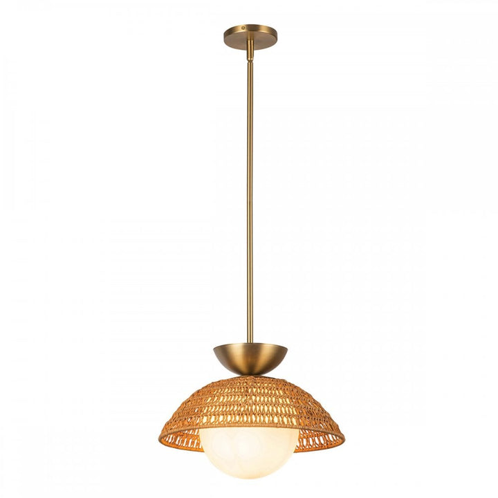 Alora Mood ALM-PERTH-P-GD Perth 1 Light Pendant Brushed Gold