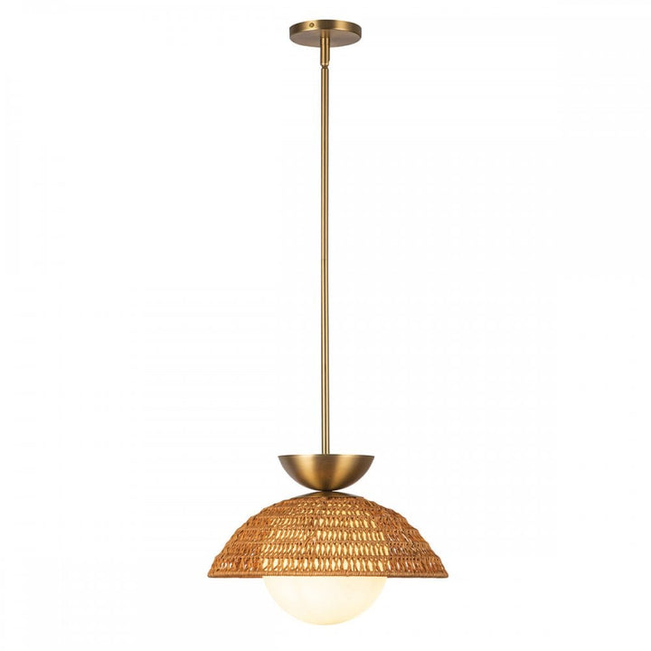 Alora Mood ALM-PERTH-P-GD Perth 1 Light Pendant Brushed Gold