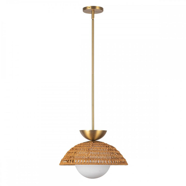 Alora Mood ALM-PERTH-P-GD Perth 1 Light Pendant Brushed Gold