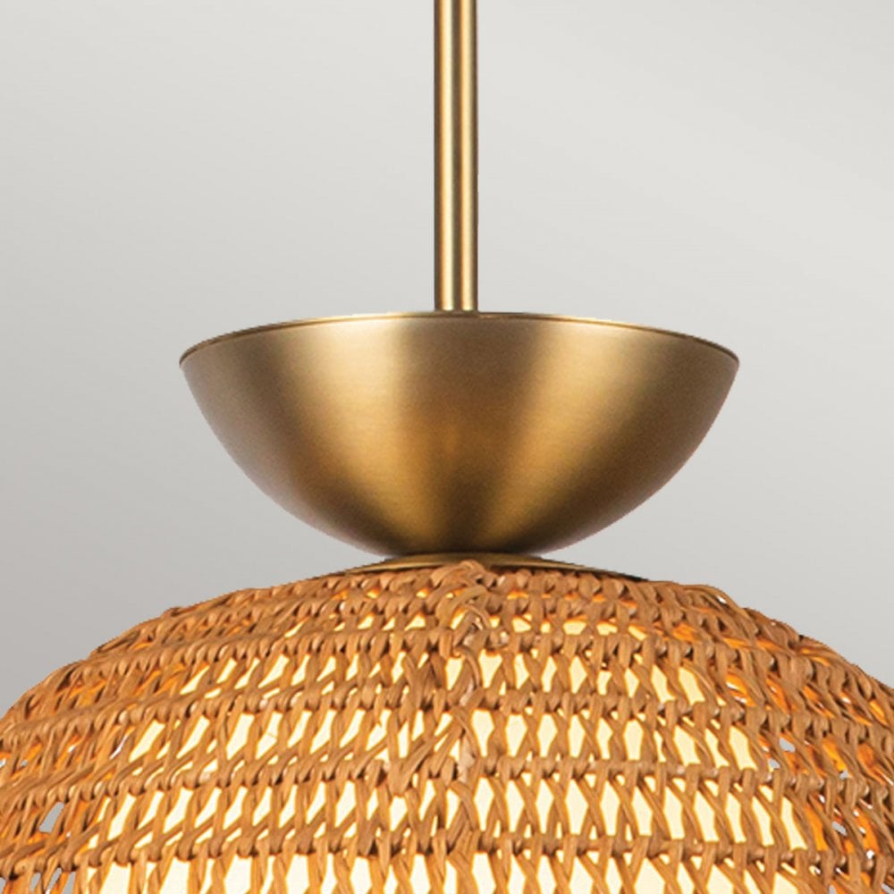 Alora Mood ALM-PERTH-P-GD Perth 1 Light Pendant Brushed Gold