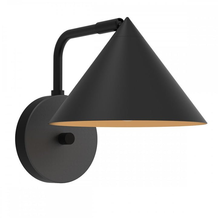 Alora Mood ALM-REMYCK-1WB-BK Remyck 1 Light Wall Light Matte Black