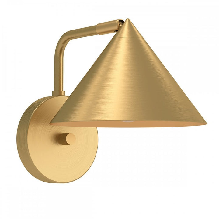 Alora Mood ALM-REMYCK-1WB-GD Remyck 1 Light Wall Light Brushed Gold