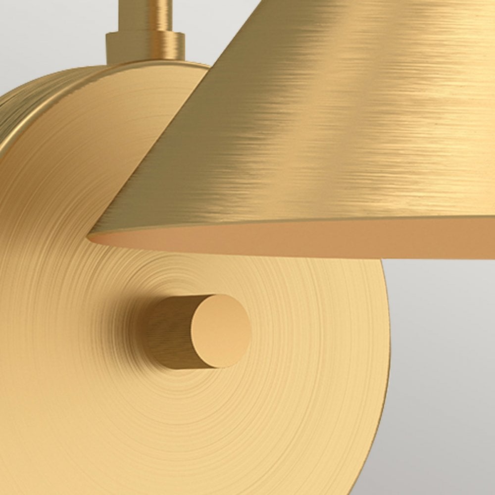 Alora Mood ALM-REMYCK-1WB-GD Remyck 1 Light Wall Light Brushed Gold