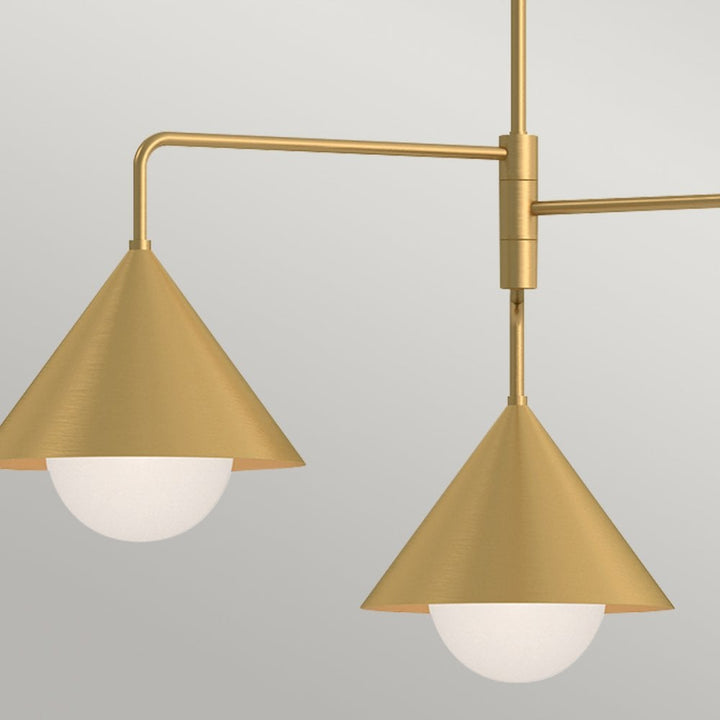 Alora Mood ALM-REMYCK3-GD Remyck 3 Light Chandelier Brushed Gold