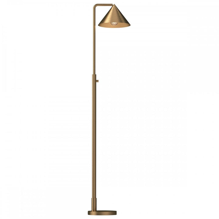 Alora Mood ALM-REMYCK-FL-GD Remyck 1 Light Floor Lamp Brushed Gold