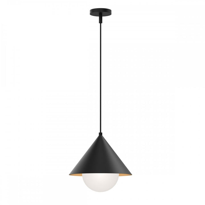 Alora Mood ALM-REMYCK-P-BK Remyck 1 Light Pendant Matte Black