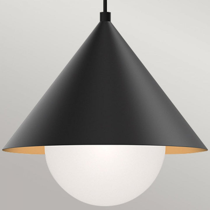 Alora Mood ALM-REMYCK-P-BK Remyck 1 Light Pendant Matte Black
