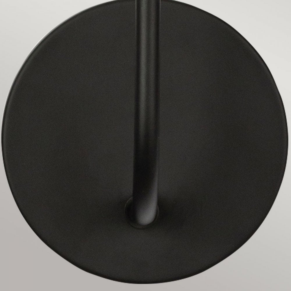 Alora Mood ALM-SYLVIA-1WB-BK-CL Sylvia 1 Light Wall Light Matte Black