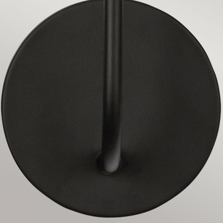 Alora Mood ALM-SYLVIA-1WB-BK-CL Sylvia 1 Light Wall Light Matte Black