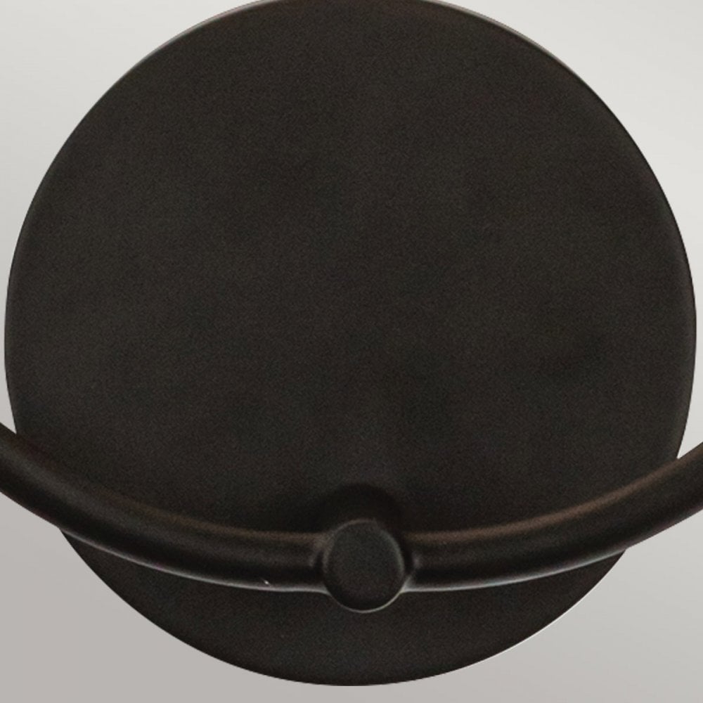 Alora Mood ALM-SYLVIA-2WB-BK-CL Sylvia 2 Light Wall Light Matte Black