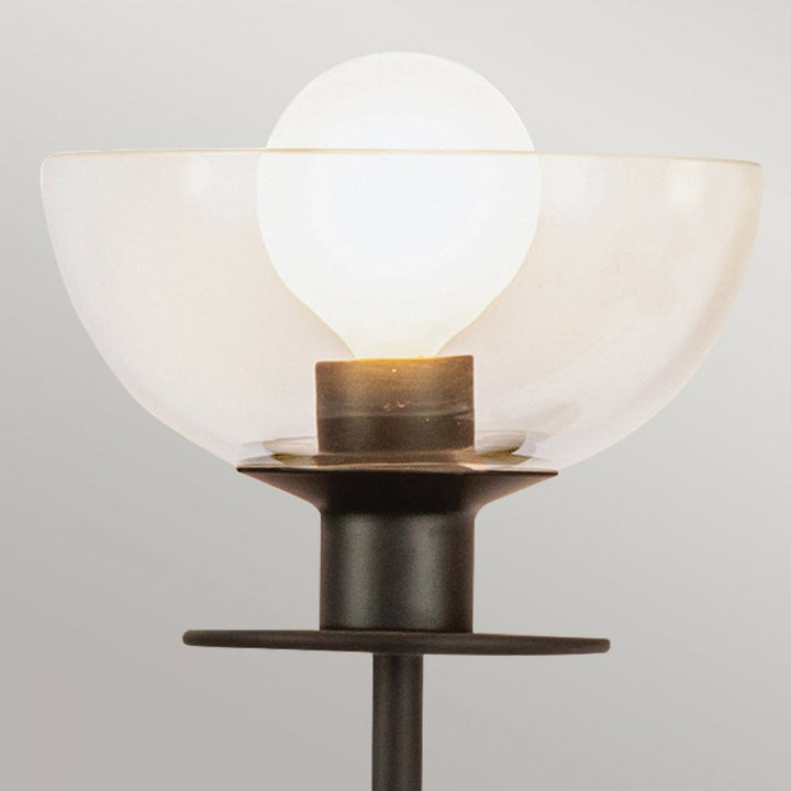 Alora Mood ALM-SYLVIA-2WB-BK-CL Sylvia 2 Light Wall Light Matte Black