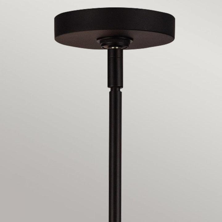 Alora Mood ALM-SYLVIA4-BK-CL Sylvia 4 Light Chandelier Matte Black