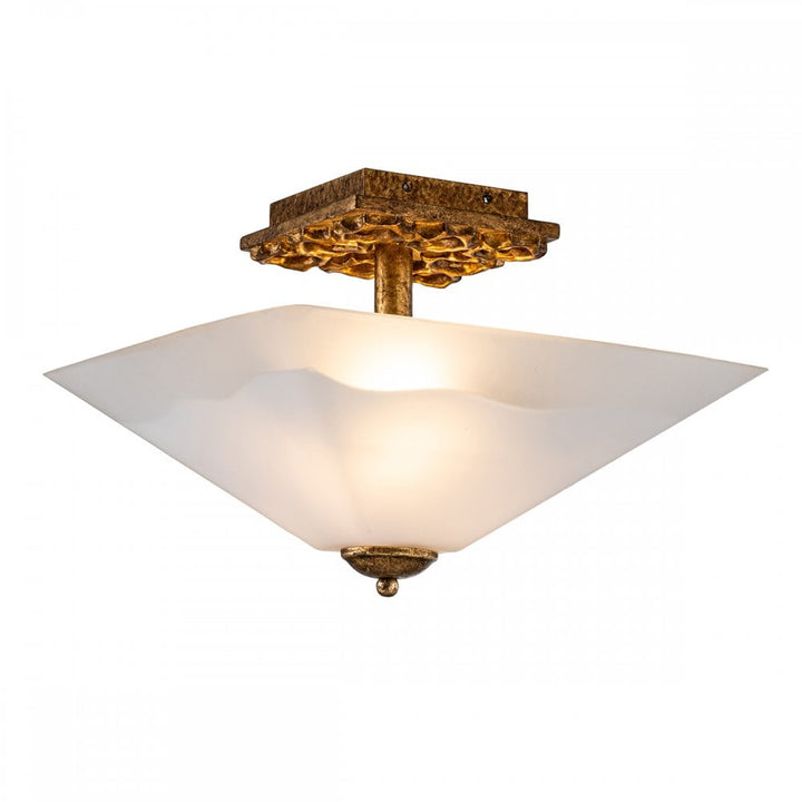 Flambeau STAR-F-S-DG Star 2 Light Flush Distressed Gold