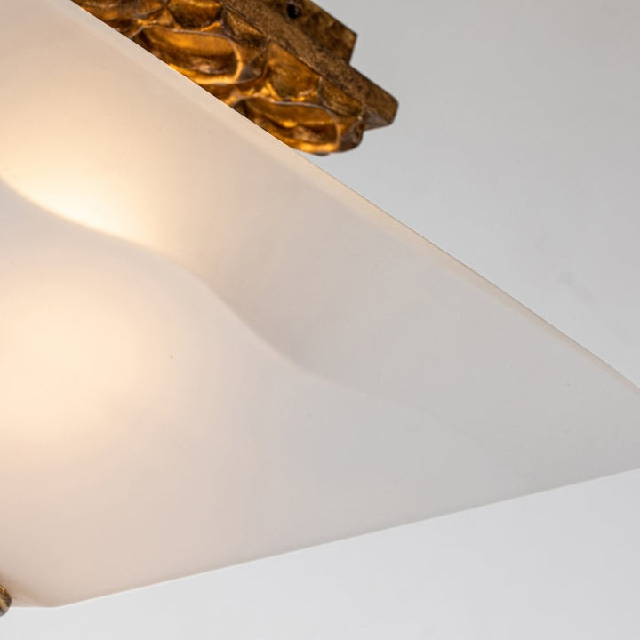 Flambeau STAR-F-S-DG Star 2 Light Flush Distressed Gold