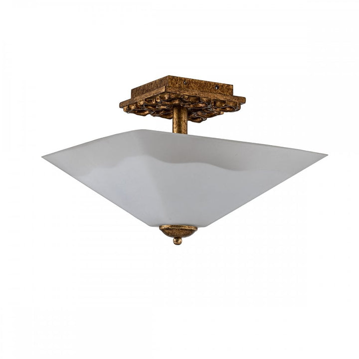 Flambeau STAR-F-S-DG Star 2 Light Flush Distressed Gold