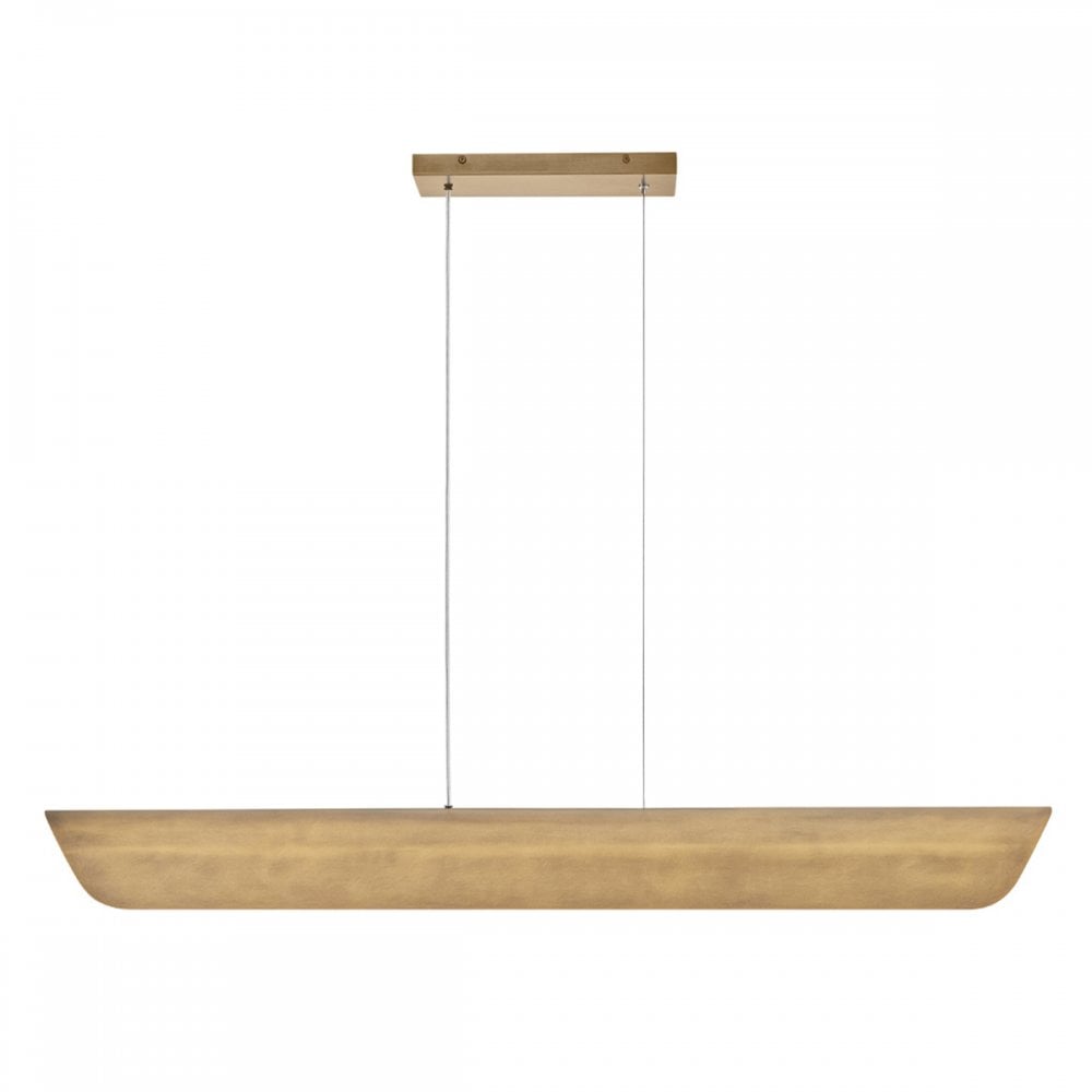 Hinkley Lighting HK-ARCO-LED-LP-117-HB Arco LED Linear Pendant Heritage Brass