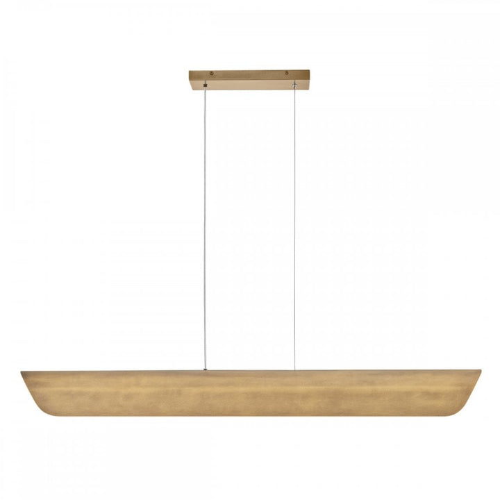 Hinkley Lighting HK-ARCO-LED-LP-117-HB Arco LED Linear Pendant Heritage Brass