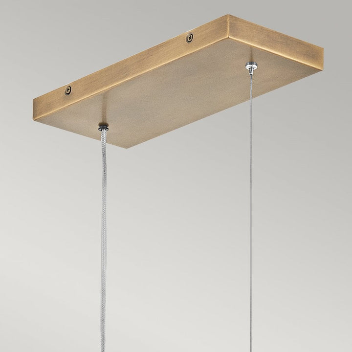 Hinkley Lighting HK-ARCO-LED-LP-117-HB Arco LED Linear Pendant Heritage Brass
