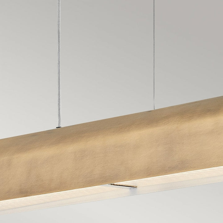 Hinkley Lighting HK-ARCO-LED-LP-117-HB Arco LED Linear Pendant Heritage Brass
