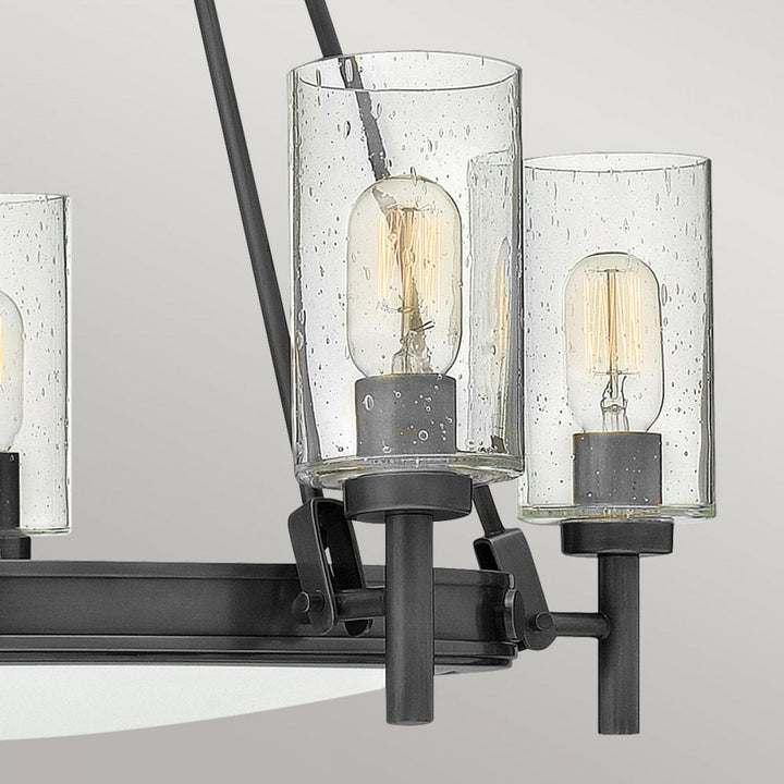 Hinkley Lighting HK-COLLIER5-BX Collier 5 Light Chandelier Black Oxide