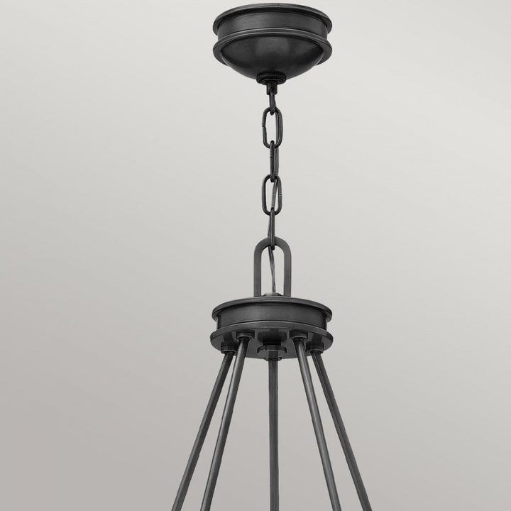 Hinkley Lighting HK-COLLIER5-BX Collier 5 Light Chandelier Black Oxide