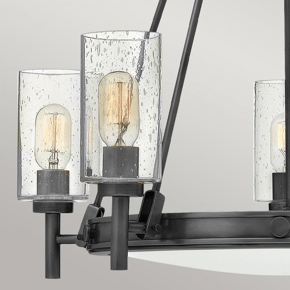 Hinkley Lighting HK-COLLIER5-BX Collier 5 Light Chandelier Black Oxide