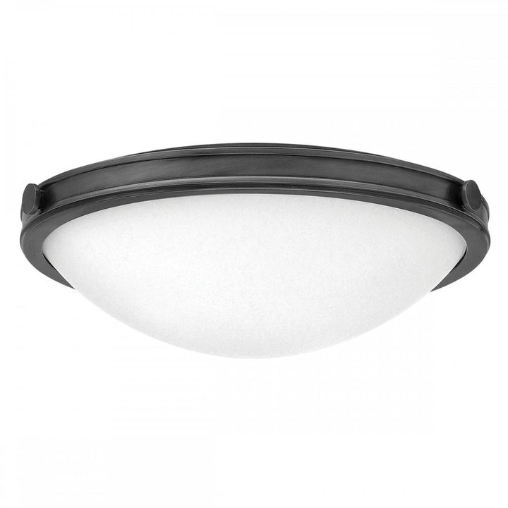 Hinkley Lighting HK-COLLIER-F-M-BX Collier 3 Light Medium Flush Black Oxide